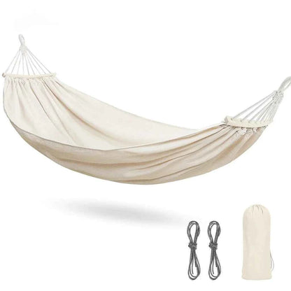 Hammock Chair Swing Camping Hammock Thickened Durable Fabric Canvas Single Hammocks Travel Swing Hanging Bed Outdoor Hammock