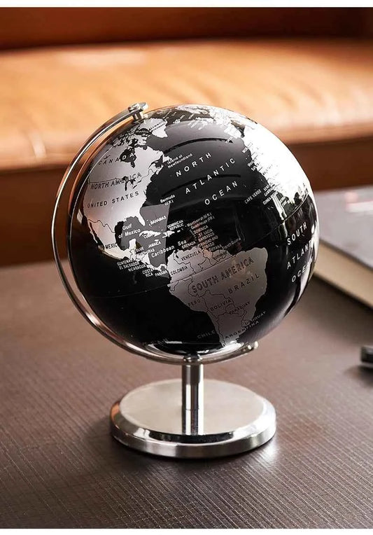 Home Decor Accessories Retro World Globe Modern Learning World Map Globe Kids Study Desk Decor Globe Geography Kids Education