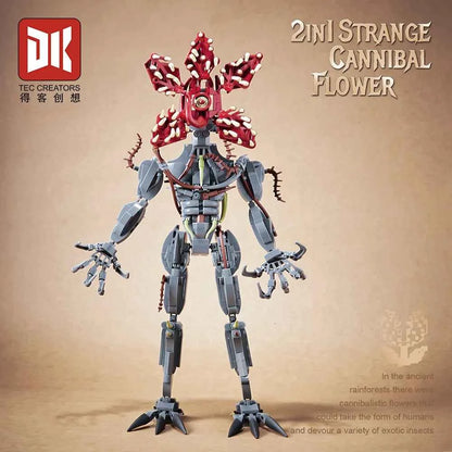 The Orchid Monster Building Blocks Set For Strangered Things Demogorchid Idea Bricks Toys Children Birthday Christmas Gifts