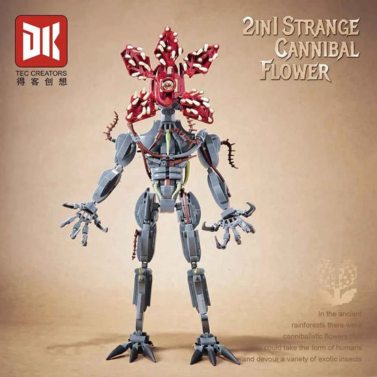 The Orchid Monster Building Blocks Set For Strangered Things Demogorchid Idea Bricks Toys Children Birthday Christmas Gifts