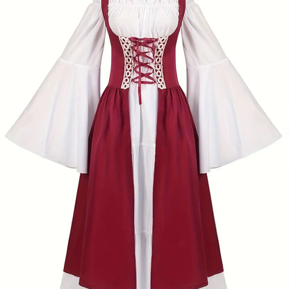 Greek Goddess Court Princess Queen Halloween Costume Vintage European Royal Style Theater Stage Outfit Halloween Cosplay Costume