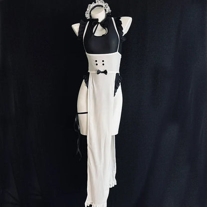 Anime Sexy Cafe Maid Uniform Role Playing Suit Victorian Aristocratic Manor Maid Butler Robe Bunny Girl Uniform Bodysuit 2025
