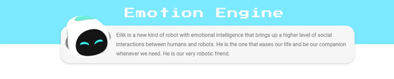 Original Eilik Smart Robot Electronic Automation Ai Robot Emotional Interaction Vocal Multiple Mode Cute Blue and Pink Gift SS69