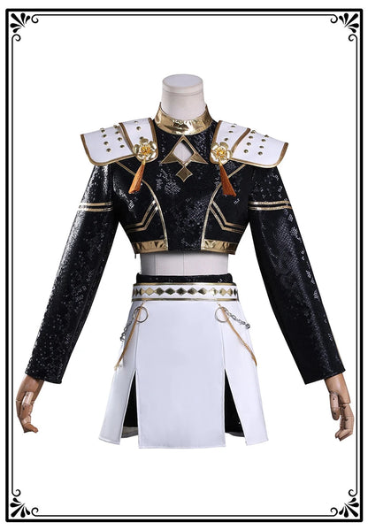 Black Golden Rumi Zoey Mira Cosplay Cosplay Costume Wig Women Suit Halloween Party Role Playing Outfit