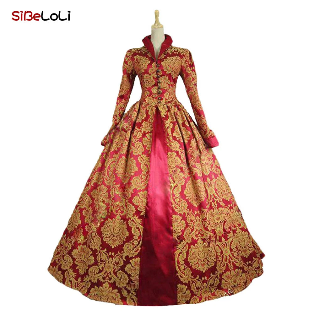 Victorian Masquerade Dresses for Women, Renaissance Dress, 18th Century, Baroque Rococo Marie Antoinette, Historical Clothing SS69