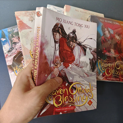 Vol.1-8 Tian Guan Ci Fu manga books in English Novel heaven official's blessings book Comic Book 1/2/4 book optionall SS69