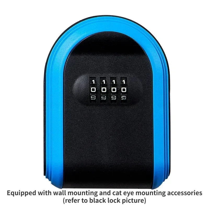 4-Digit Combination Wall Mount Key Lock Box for Secure Storage