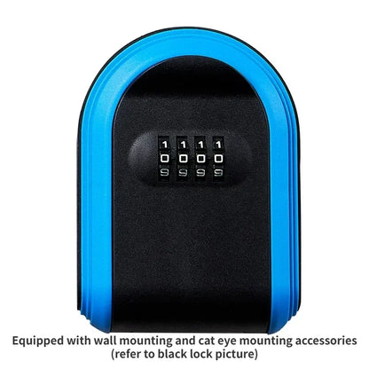 SS69 Wall Mount Key Lock Box, 4-Digit Combination Security Storage Organizer