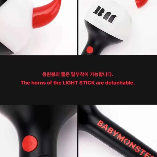 Original Kpop BABYMONSTER Official Lightstick with Bluetooth BAEMON Concert Hand Lamp Flash Light for Fans RORA ASA RUKA