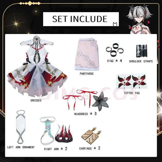 Chun Cosplay Costume Wuthering Waves Carnival Uniform Wig Anime Halloween Costumes Women Game Character Outfits