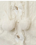 Godivana Lolita Faux Fur Cape with Batwing Sleeves