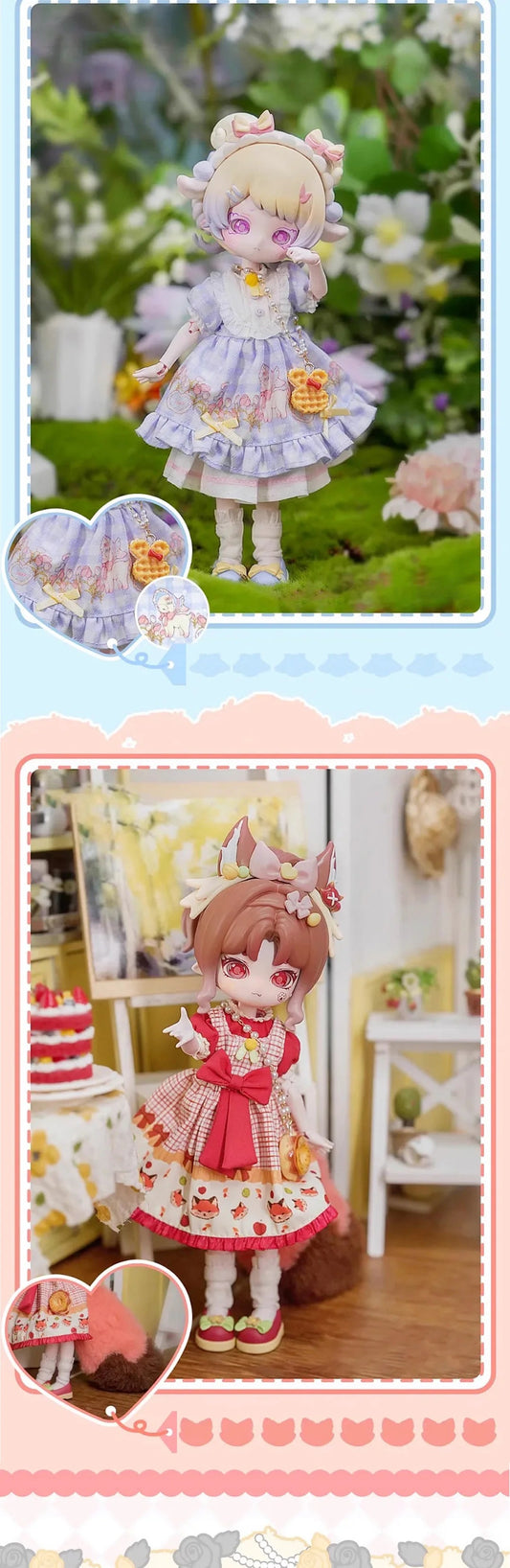 New Come4free Miniy The Jungle Book Series Ob11 1/12 Bjd 20cm Movable joint doll Anime Figures Dolls Mystery Box Boy Girls Gifts SS69