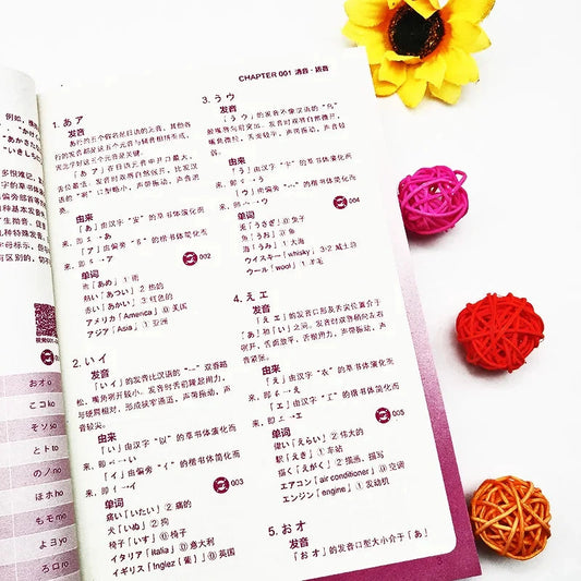 3pcs/set Japanese Learning Book Lntroductory Self-study Standard Japanese Elementary Education Course Japanese Word Grammar Book SS69