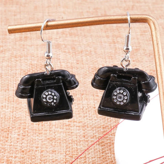 Personalized Old Item Earrings Telephone TV Iron Radio Retro Chinese Style Earrings Jewelry SS69