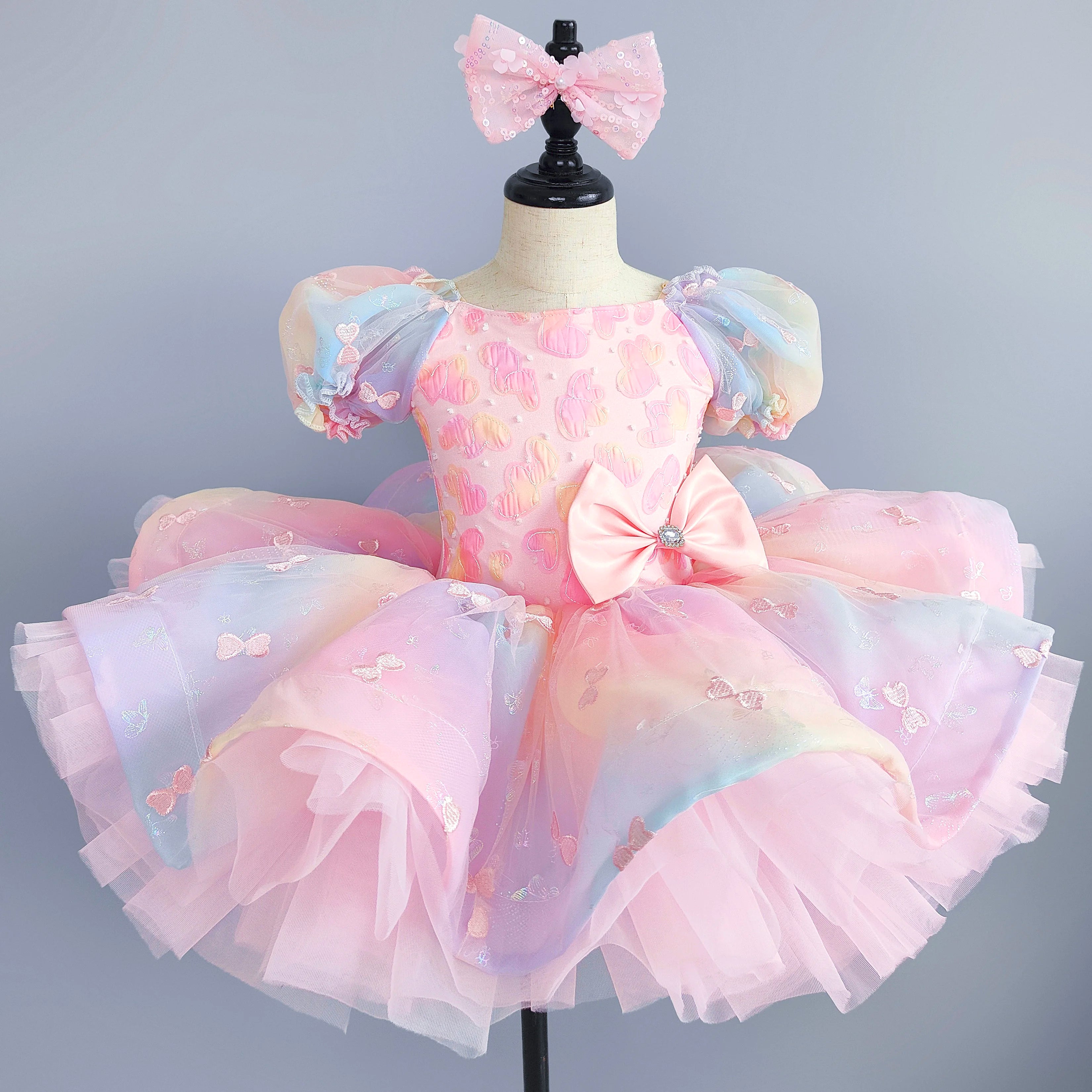 Girls Ballet Tutu Dress for Kids Princess Performance Fairy Costume