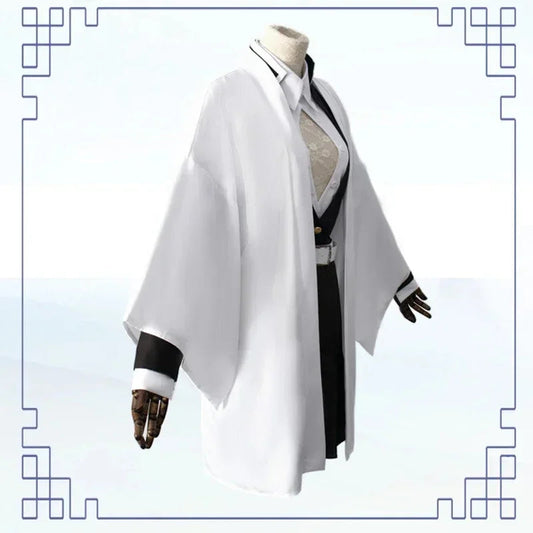 Anime Kanroji Mitsuri Cosplay Costume Kimono Haori Dress Wig Clothes Halloween Costume for Adult Children SS69