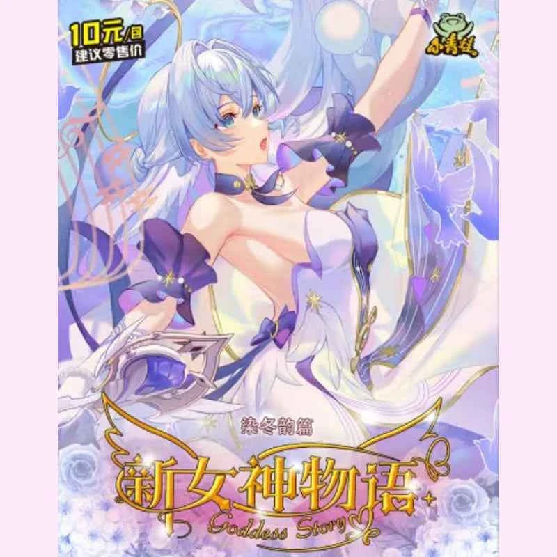 Goddess Story Booster Box Cards Small Frogs 10m06 Rhythm Of Winter Rizz Board Games Playing Cards Rare Collection
