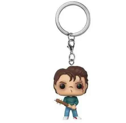 Funko Pop Pocket Pop Keychain Stranger Things Eleven Robin Barb Steve Dustin Key Ring Chain Model Toy Adults Children Gift Toys