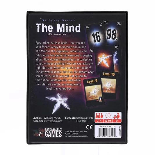 Fun The Mind Card Game Party Puzzle Board Game Team Experience Interactive Game SS69