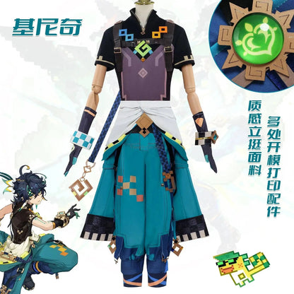 Genshin Impact Kinich Cosplay Costume Unisex Adult Anime Stage Outfit