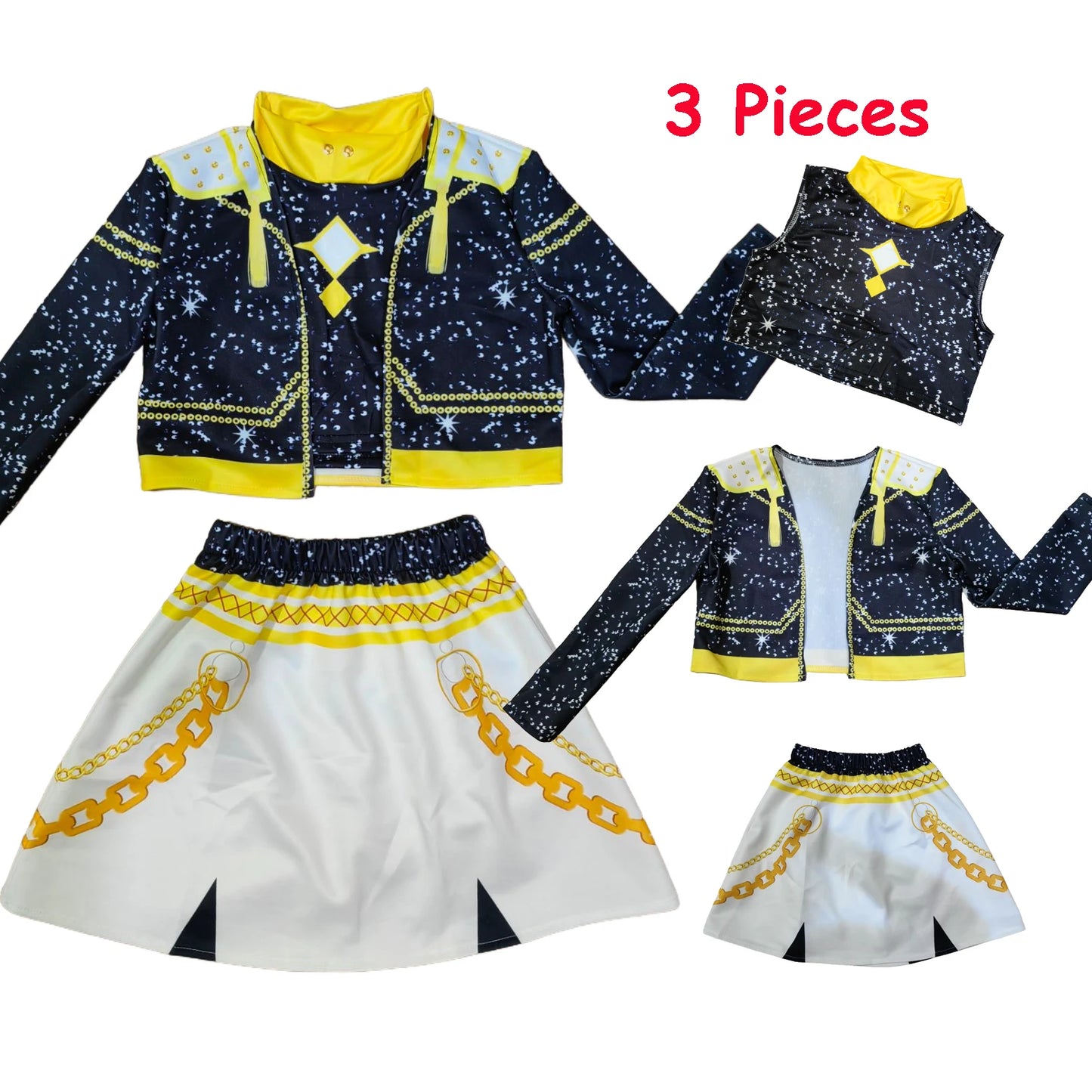 Daliclown Kids Anime Idol Singer Cosplay Costume Performance Outfit