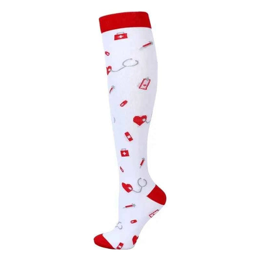 Compression Socks Varicose Veins Blood Circulation Pregnancy 20-30mmhg Nurse Socks Men Women Marathon Golf Cycling Sports Socks