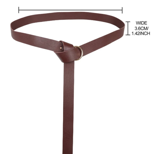SS69 Medieval Knight Sword Sheath and Belt for Cosplay Faux Leather Scabbard