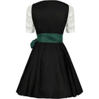 Women Oktoberfest Dirndl Dress Traditional Bavarian Beer Maid Outfit Munich Festival Carnival Halloween Cosplay Costume