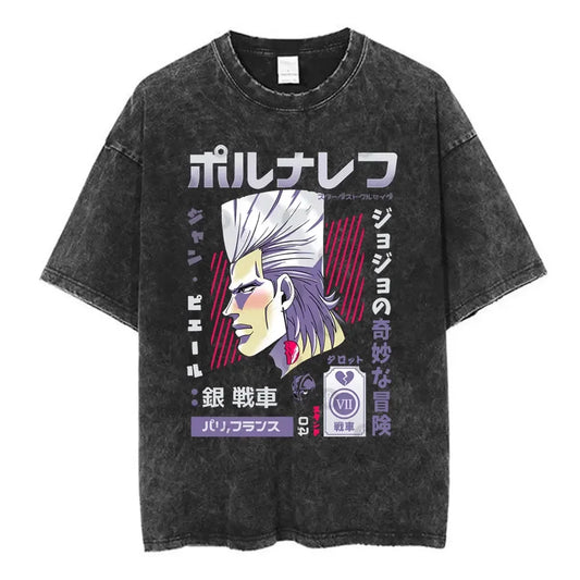 SS69 Men's Jojo Bizarre Adventure Killer Queen Graphic T-Shirt Cotton Tee