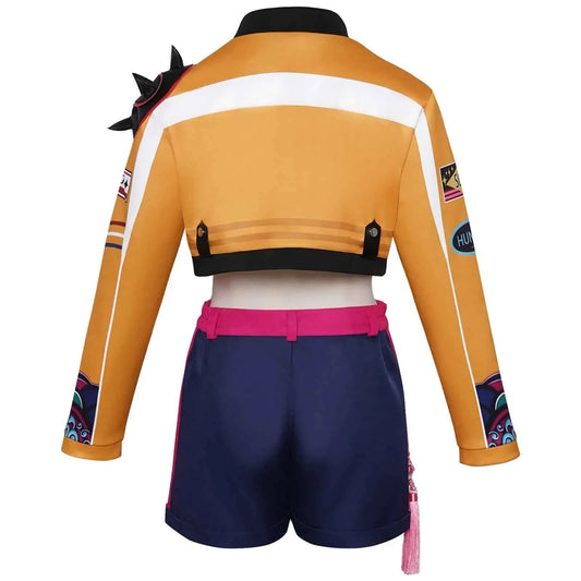 Kids Rumi Zoey Mira Cosplay KPop Demon Hunters Costume Women Girls Black Golden Suit Saja Boys Halloween Role Playing Outfits