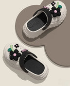 Slides Height Outside Sandals Korea Style Woman Slippers Non Slip Clappers Summer Footwear Top Designs New 39 Shoes for Women