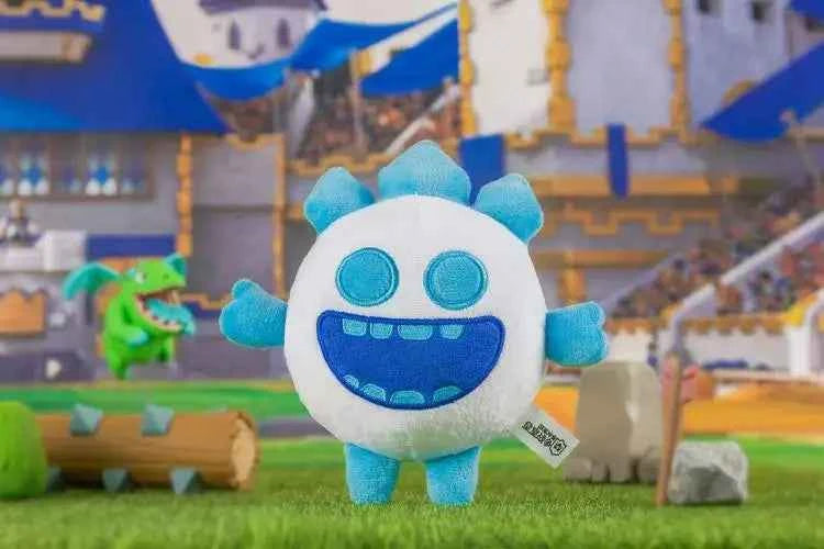100% Original Supercell Plush Toy Clash Royale 10cm Heal Spirit and Ice Spirit Plush Toy Cute Game Character Collection Toy