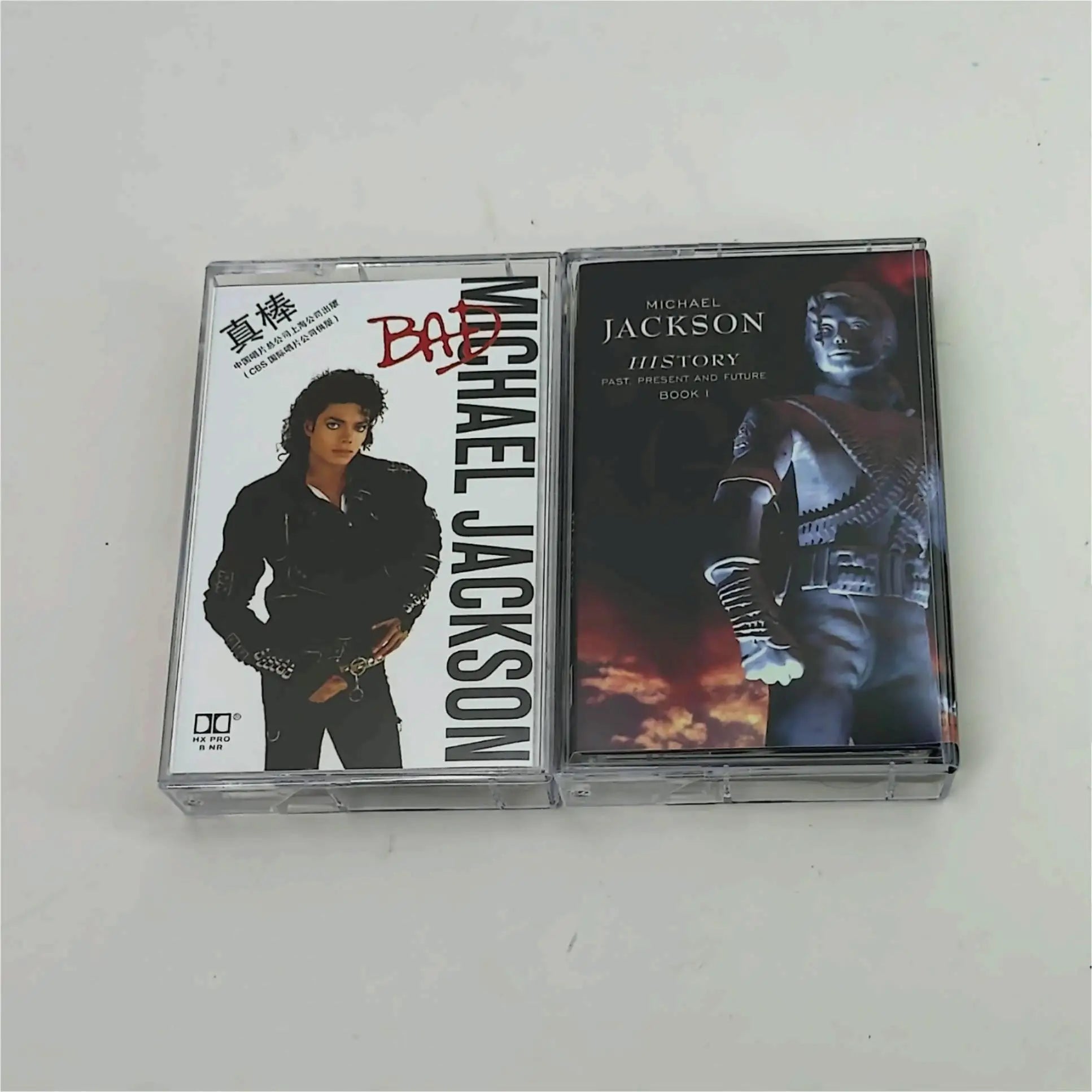 Michael Jackson Thriller & Dangerous Music Tape Prop Set