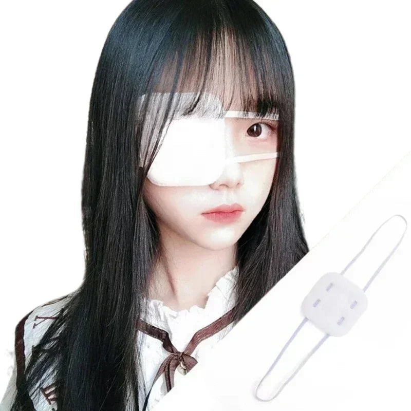 Halloween Anime Single Eye Mask Cosplay Theme Party Accessories Comfortable Eye Patch Adjustable Eye Props Cosplay Toys Gift SS69
