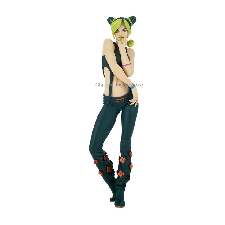 Original Genuine JoJo's Bizarre Adventure Stone Ocean Grandista 26cm Jolyne Cujoh PVC Figure Model Toys For Girls