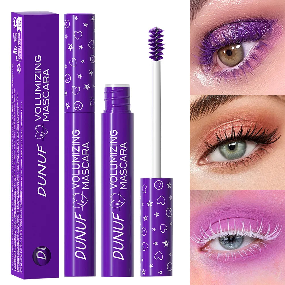 Colorful Curling Mascara Waterproof Fast Drying Eyelashes Extension Multicolor Lashes Makeup Lasting Waterproof White Mascara SS69