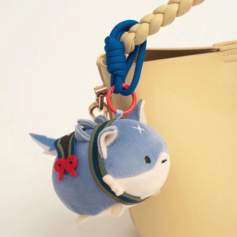 10CM Monster Hunter Mizutsune‌ Fox Plush Stuffed Dolls Palamute Pendant Backpack Decoration Creative Christmas Gift For Kids