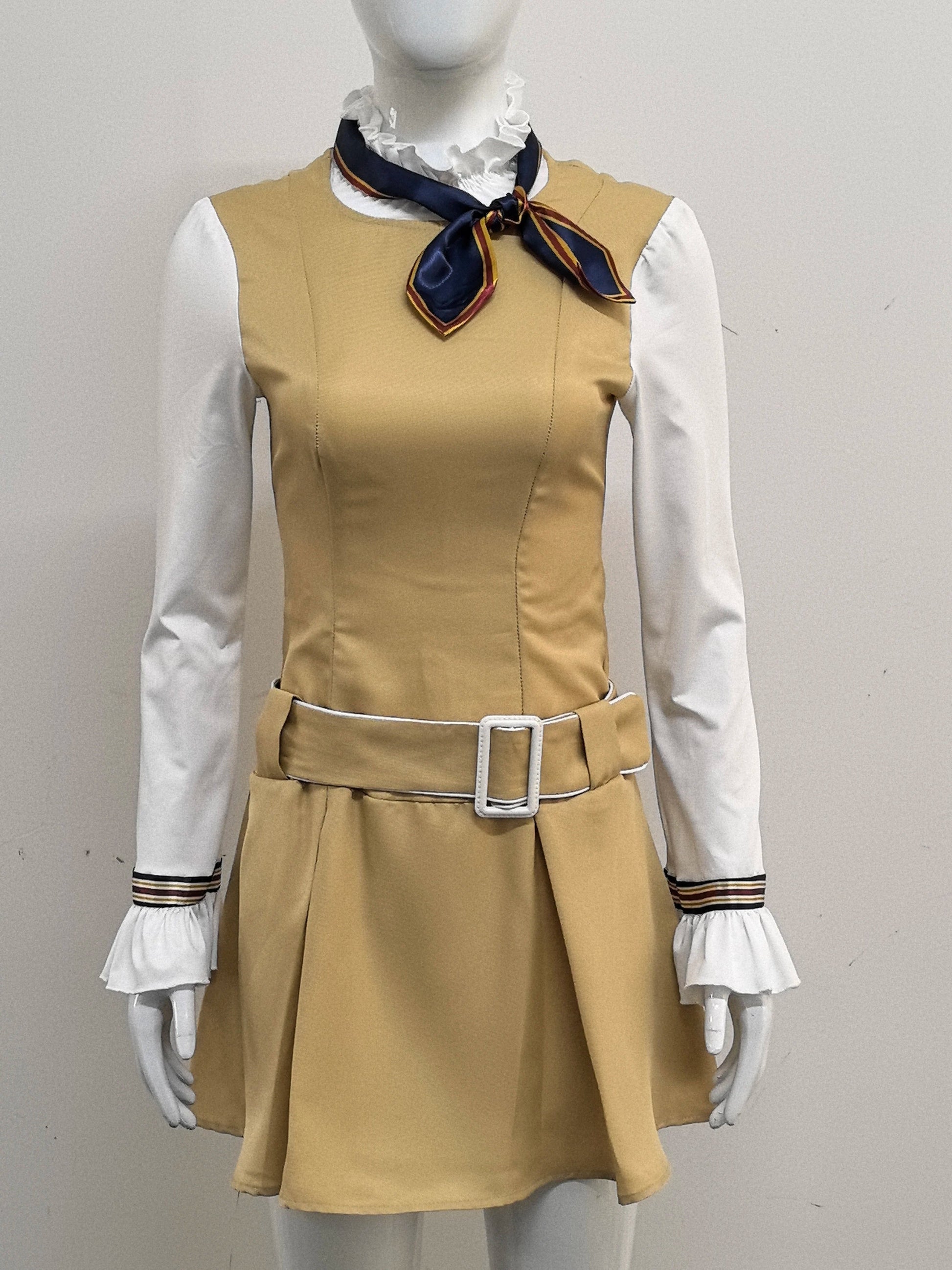 M3GAN 2.0 Megan Cosplay Costume Dress Girls Women Megan Costume Popular Clothes Brown Uniform Dress Set for Adult Comic Con SS69