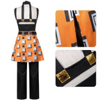 New JOJO Bizarre Adventure Golden Wind Narancia Ghirga Cosplay Costume Black Tops Apron Man Woman Christmas Suit Fan Gifts