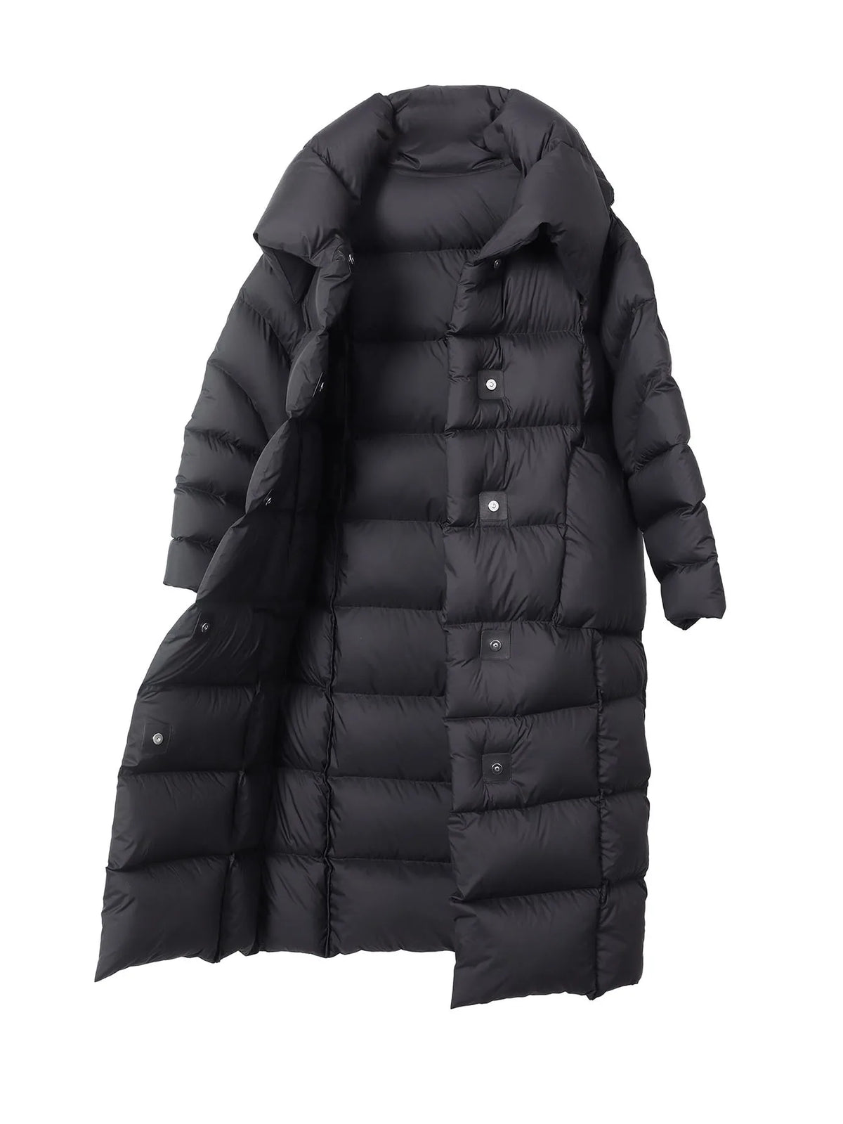 Maomaokong Super Thick 400g Filling White Duck Down Female Winter Women's Over-the-Knee Puffer Coat Luxury Down Jacket Warm
