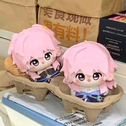 Honkai: Star Rail March 7th Cosplay Anime Cartoon Cute Cotton Print  Dress up Backpack Pendant Xmas Gift 10CM SS69