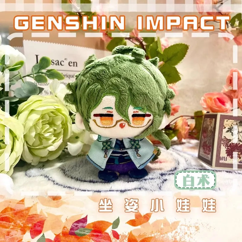 Alice Genshin Impact Plush Doll Sandrone Columbina Yae Miko Arlecchino Nicole Lohen Linnea Game Cosplay Stuffed Toy Illuga Gift