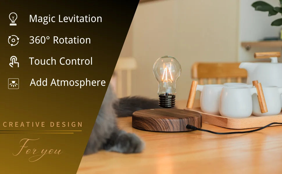 Aiopp Magnetic Levitation LED Bulb for Ambient Glow
