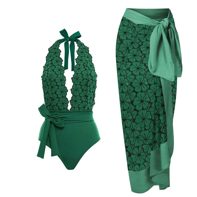 2023 New Arrival Push Up Women Bikini Set Floral Printed Ruffle Bikinis Strappy Bandage Swimwear Brazilian Biquini Bathing Suit SS69
