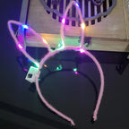 LED Glow Cat & Bunny Ear Headbands - 10/20/30 Pcs