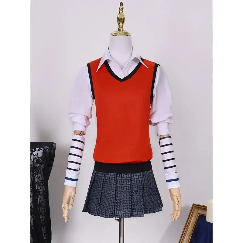Anime Kakegurui Yomotsuki Runa Cosplay Costume JK School Girl Yumeko kishima Jacket Hoodie Coat Halloween Carnival Outfit SS69