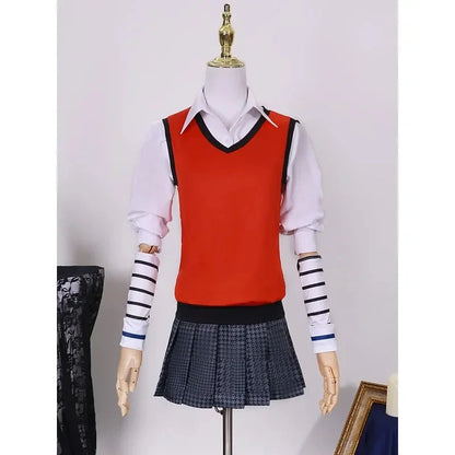 Anime Kakegurui Yomotsuki Runa Cosplay Costume JK School Girl Yumeko kishima Jacket Hoodie Coat Halloween Carnival Outfit SS69
