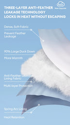 Semir Women's Long Hooded Down Jacket - 90% Duck Down
