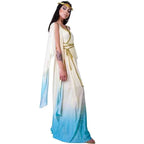 Greek Goddess Dress Costume Women's Sexy Cosplay Long Dress Cleopatra Queen Cosplay Costume Halloween Carnival Performance Dress