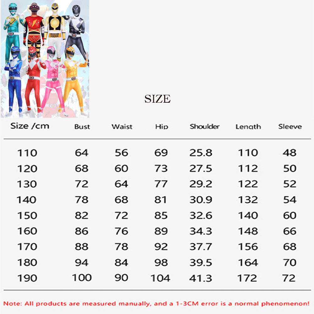 Samurai Sentai Shinkenger Cosplay Jumpsuit & Mask Set for Adults